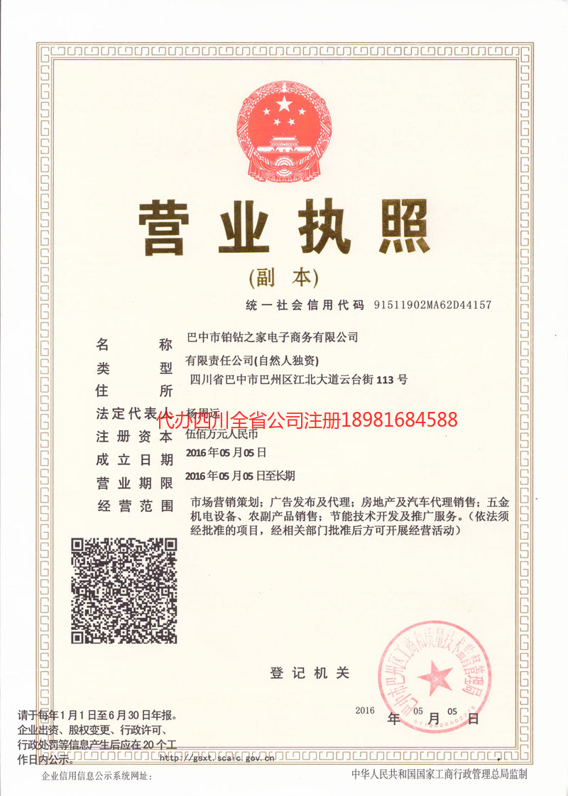泰安泰安铂钻之家电子商务有限公司