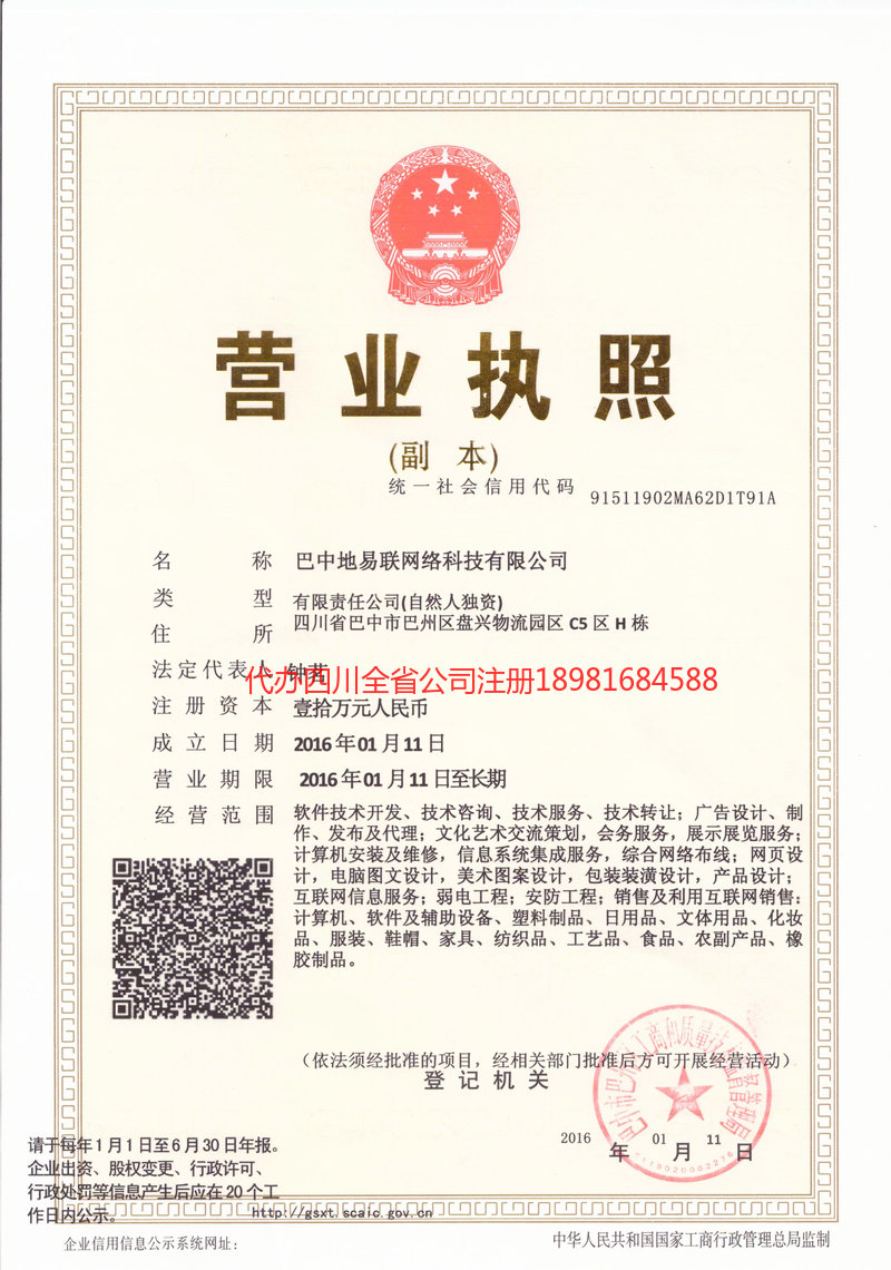 泰安泰安地易联网络科技有限公司
